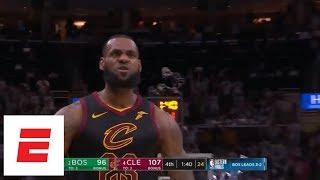 [Game 6] LeBron James hits back-to-back dagger 3s with Jayson Tatum in his face both times | ESPN