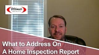 San Antonio Real Estate Agent: What to address on a home inspection report