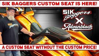 SIK Baggers X Advanblack Custom Touring Seat -  Get yours Today!