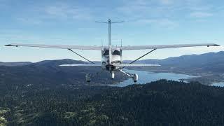 Flying into l35 Big Bear City California - Microsoft Flight Simulator 2020