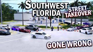 (ALMOST GOT ARRESTED) STREET TAKEOVER!!! || ROBLOX - Southwest Florida Roleplay