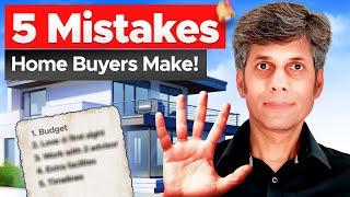 5 Costly Mistakes Homebuyers Make | Home buying checklist | Vikas Bansal #realestate