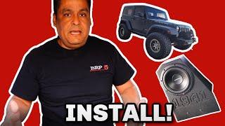 TWO DOOR JKU SUBWOOFER BOX INSTALL | BRAND NEW OPTION FOR THE JKU