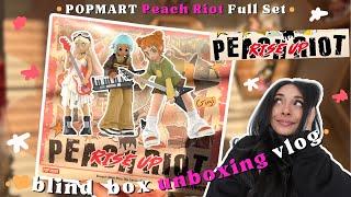 Let’s open a FULL SET OF BLIND BOXES from Kikagoods!  POP MART Peach Riot Rise Up Series