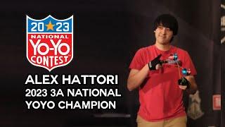 Alex Hattori - 1st Place - 3A Final - 2023 US National YoYo Contest