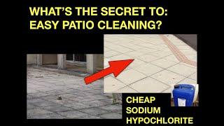 What's the Secret to Easy Patio Cleaning?