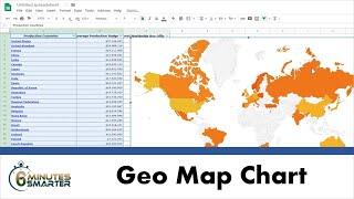 Create a Geo Map Chart in Google Sheets