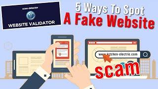 5 Ways To Spot A Fake Website