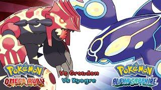 Pokémon Omega Ruby & Alpha Sapphire - Primal Kyogre & Groudon Battle Music (HQ)