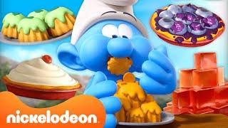 Smurfs | Maraton Makanan Lezat Smurfs  | Kompilasi 30 Menit | Nickelodeon Bahasa