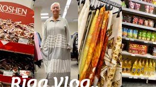 ПРОДУКТЫ ИЗ УКРАИНЫ..ПРИМЕРКИ В СЕКОНД ХЕНДЕ..ВИНТАЖНЫЙ ТЕКСТИЛЬ..RĪGA VLOG.Jelena Love Riga