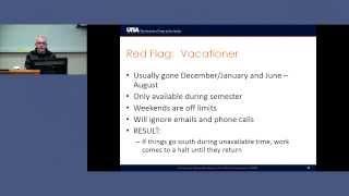 Selecting Your Thesis Dissertation Chair John Shaffer - Grad School Info Sessions