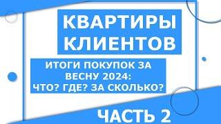 Квартиры, которые мы купили в 2024 году. ЧАСТЬ 2