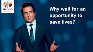 Register as a Donor on UBlood  | Ft. Sonu Sood | Donate Blood, India