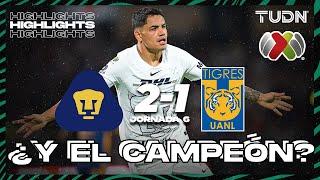 Resumen y goles | Pumas 2-1 Tigres-Highlights | AP2023-J6 | Liga Mx | TUDN