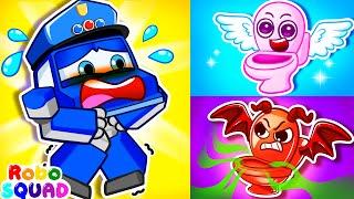 Angel VS Devil Potty  | I Need to Go Potty | Baby Potty Training Song | RoboSquad Kids Songs