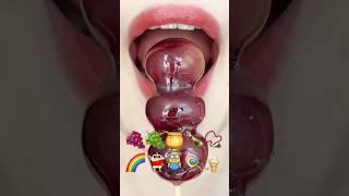 ASMR SWEET EMOJI FOOD 달콤한 이모지 먹방 (sped up)