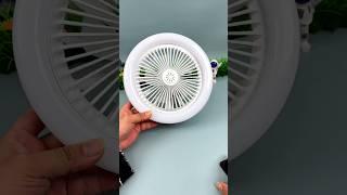LED Ceiling Fan Lamp With Remote Control 🪩 #fanlamp #lamp #fanlight #shorts #shortvideo #ledlamps