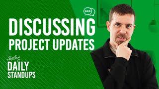  "Mastering English for Daily Standups:  Discussing Project Updates