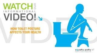 Squatty Potty® toilet stool: How toilet posture affects your health