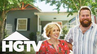 Ben And Erin Renovate 100-Year-Old House Into A COLOURFUL Home For Young Parents! | Home Town