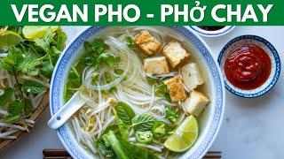 Vegan Pho (Phở Chay) with homemade broth - 越南河粉汤