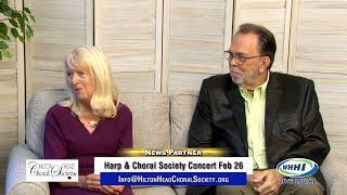 TALK OF THE TOWN | Lucy Scandrett & Tim Reynolds: Harp & HH Choral Society Concert Feb 26 | WHHITV