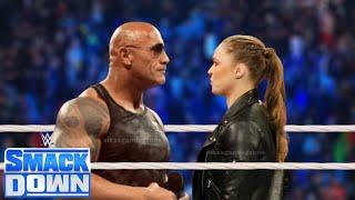 WWE December 3,2024 - The Rock Vs. Ronda Rousey : SmackDown Live Full Match 2k24