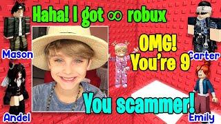 ️ TEXT TO SPEECH  I Have Infinite Robux But I Got Cheated By A Little Boy  Roblox Story