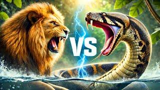 LION VS ANACONDA - WHO WOULD WIN? FACTS AND INFORMATION ABOUT LION AND ANACONDA