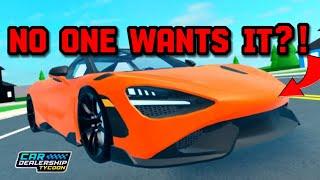 NO ONE WANTS THIS "RARE" CAR IN Car dealership tycoon?! | Mird CDT