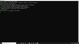How To Fix Unable to Resolve Host on Linux (Ubuntu)