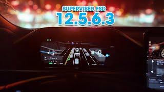 FSD Supervised 12.5.6.3 Night Drive