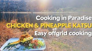 Cooking a Gourmet Dinner at a secret lake (Camping Meal)