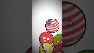 Did you call me shorter? | Papua New Guinea - Indonesia #countryballs #countryballanimation #edit