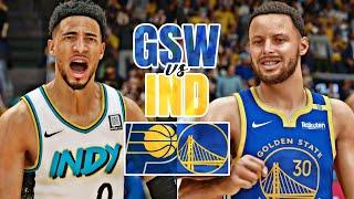 NBA 2K25: NEW LOOK WARRIORS vs PACERS | PS5 PRO GAMEPLAY [4K UHD]