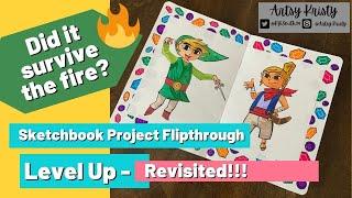 The Sketchbook Project Revisited - Was "Level Up" safe from the fire??!?!