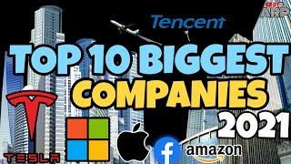 TOP 10 BIGGEST COMPANIES IN WORLD 2021 | MOST VALUABLE | #tesla#apple#amazon#microsoft#facebook|ARP