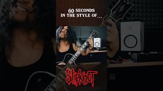 One minute in the style of slipknot #slipknot #metalhead #numetal