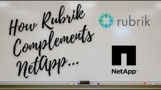 How Rubrik Complements NetApp! In 2 Minutes!