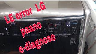 LE error LG Frontload how to diagnose