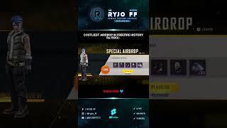  VERY COSTLY SPECIAL AIRDROP IN FREEFIRE HISTORY  #shorts #ffshorts #shortsfreefire