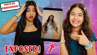 EXPOSING MY SISTER’S PRIVATE TIK TOKS & REACTING TO THEM!