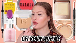 TESTING NEW MAKEUP | GET READY WITH ME | FENTY POWDER FOUNDATION, CHARLOTTE TILBURY, LANEIGE