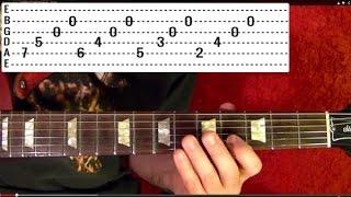 Enter Sandman Guitar Lesson by Metallica ( 1 of 2 ), Easy!