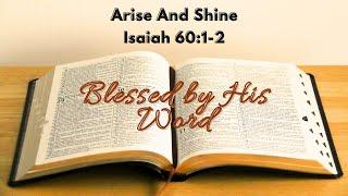 Verse Of The Day | Isaiah 60:1-2 | Arise And Shine | 04-Sep-2023