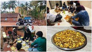 Aaj Hamlog Jarahe Hai Shirgau (Ratnagiri)Behen ke Ghar | Fanas (Jacjfruit) Chips Recipe | Vlog