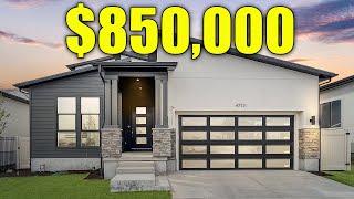 Inside A Brand New $850,000 House In Herriman, Utah | New Construction By Toll Brothers