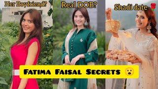 Fatima Faisal || Secrets || Boyfriend  Must Watch #top11secrets