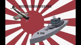 How to destroy a battleship easily | Roblox Naval Warfare